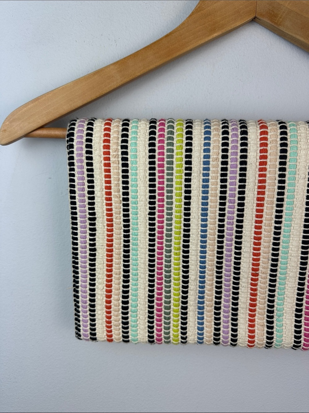 Stella & Dot Taj Clutch Bohemian Fringe Colorful Purse Woven Bag Summer Chic - Picture 9 of 16